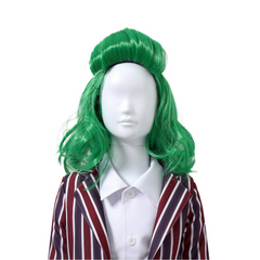 Movie Wonka 2023 Oompa Loompa Green Wig Cosplay Accessories Halloween Carnival Props