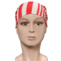 One piece Buggy Red Striped Sarf Hat Cosplay Accessories Halloween Carnival Props