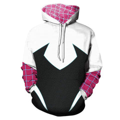 Movie Spider-Man: Across The Spider-Verse- Gwen Stacy Cosplay Costume Hoodie Coat Outfits Halloween Carnival Suit