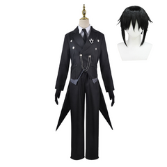 Anime Black Butler (2024) Sebas Black Set Outfits Cosplay Costume Halloween Carnival Suit