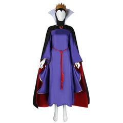 Snow White Evil Queen Purple Dress Cloak Set Outfits Cosplay Costume