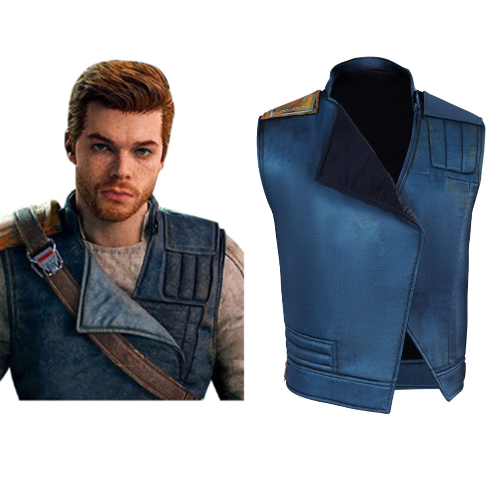 Game Jedi: Survivor Cal Kestis Cosplay Costume Vest Outfits Halloween Carnival Party Suit