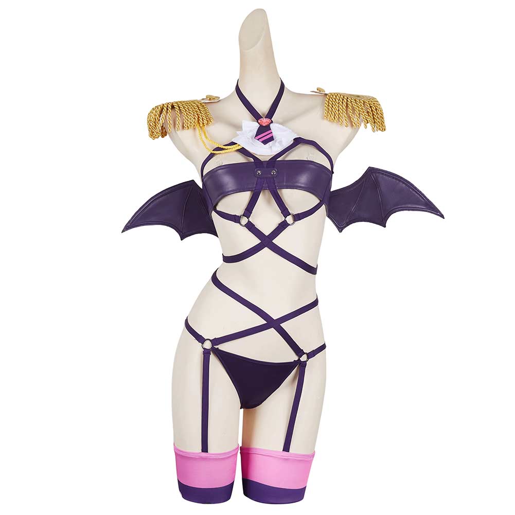 2.5 Dimensional Seduction﻿ (2024) Mikari Tachibana Purple Sexy Outfits Cosplay Costume Halloween Carnival Suit