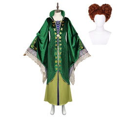 Movie Hocus Pocus 2 Winifred Sanderson Cosplay Costume Dress Outfits Halloween Carnival Suit