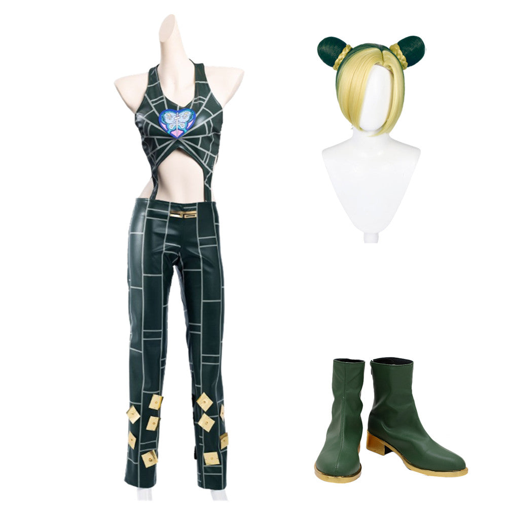 Cujoh Top Pants Set Cosplay Costume Outfits Halloween Carnival Suit