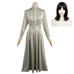 Beetlejuice 2 (2024) Astrid Silver Dress Cosplay Costume Outfits Halloween Carnival Suit