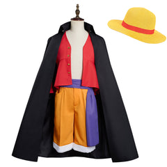 Anime One Piece Monkey D. Luffy Cosplay Costume Outfits Halloween Carnival Suit