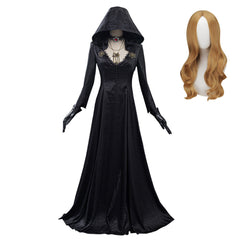 Game Resident Evil Village Vampire Lady Dress Outfit Lady Dimitrescu's Daughter Halloween Carnival Suit Cosplay Costume