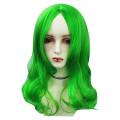 Kids Children Movie Joker 2 (2024) Fleck Green Wig Cosplay Accessories Halloween Carnival Props