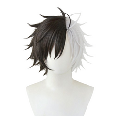 Anime Wind Breaker (2024) Sakura Haruka Black And White Wig Cosplay Accessories Halloween Carnival Props