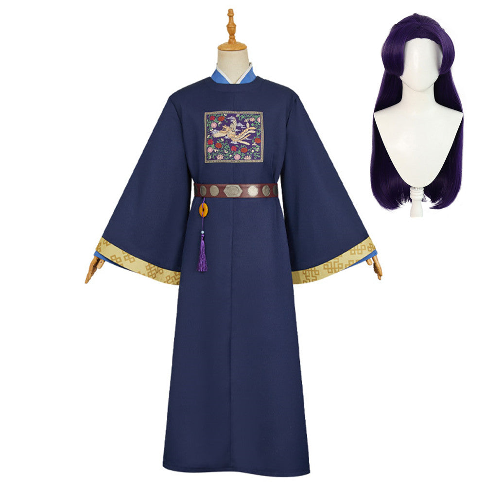 The Apothecary Diaries 2 (2025) Jinshi Blue Crewneck Outfits Cosplay Costume