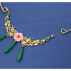 The Apothecary Diaries Maomao Pigtails Wig Hair Clips Necklace Cosplay Accessories Halloween Carnival Props