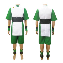 Anime Avatar: The Last Airbender Toph Beifong Green Set Outfits Cosplay Costume Halloween Carnival Suit