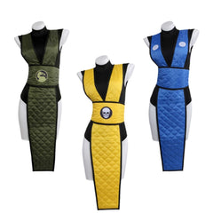 Mortal Kombat Scorpion Sub Zero Reptile Women Bodysuit Set Outfits Cosplay Costume