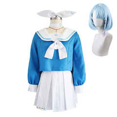 Anime Blue Archive The Animation (2024) Arona Blue Uniform Dress Outfits Cosplay Costume Halloween Carnival Suit