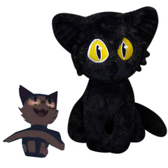 Suzume‘s Door-Locking Sadaijin Cosplay Cat Plush Toys Cartoon Soft Stuffed Dolls Mascot Birthday Xmas Gift