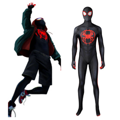 Spider-Man: Across the Spider-Verse Miles Morales Cosplay Costume Outfits Halloween Carnival Suit