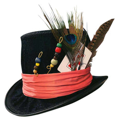 Alice In Wonderland Hat Johnny Depp Mad Hatter Cap Halloween Carnival Props