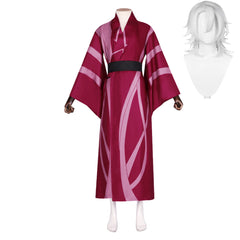 Anime Uzui Tengen Pink Kimono Bathrobe Outfits Cosplay Costume Halloween Carnival Suit