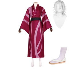 Anime Uzui Tengen Pink Kimono Bathrobe Outfits Cosplay Costume Halloween Carnival Suit