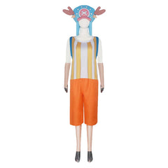 Kids Children One Piece Tony Tony Chopper Yellow Set Outfits Cosplay Costume Halloween Carnival Suit