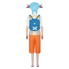 Kids Children One Piece Tony Tony Chopper Yellow Set Outfits Cosplay Costume Halloween Carnival Suit