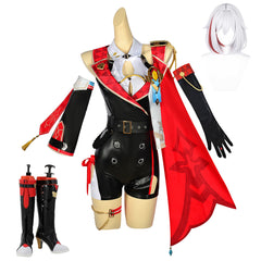 Game Honkai: Star Rail 2023 Topaz Black Set Outfits Cosplay Costume Halloween Carnival Suit