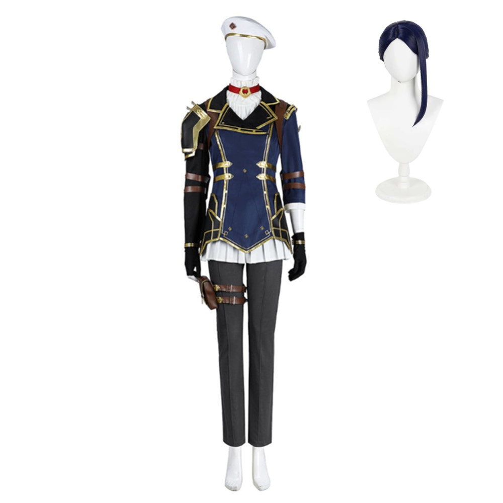 Arcane: League Of Legends 2 (2024) Caitlyn Kiramman The Sheriff Of Piltover Outfits Cosplay Costume Halloween Carnival Suit