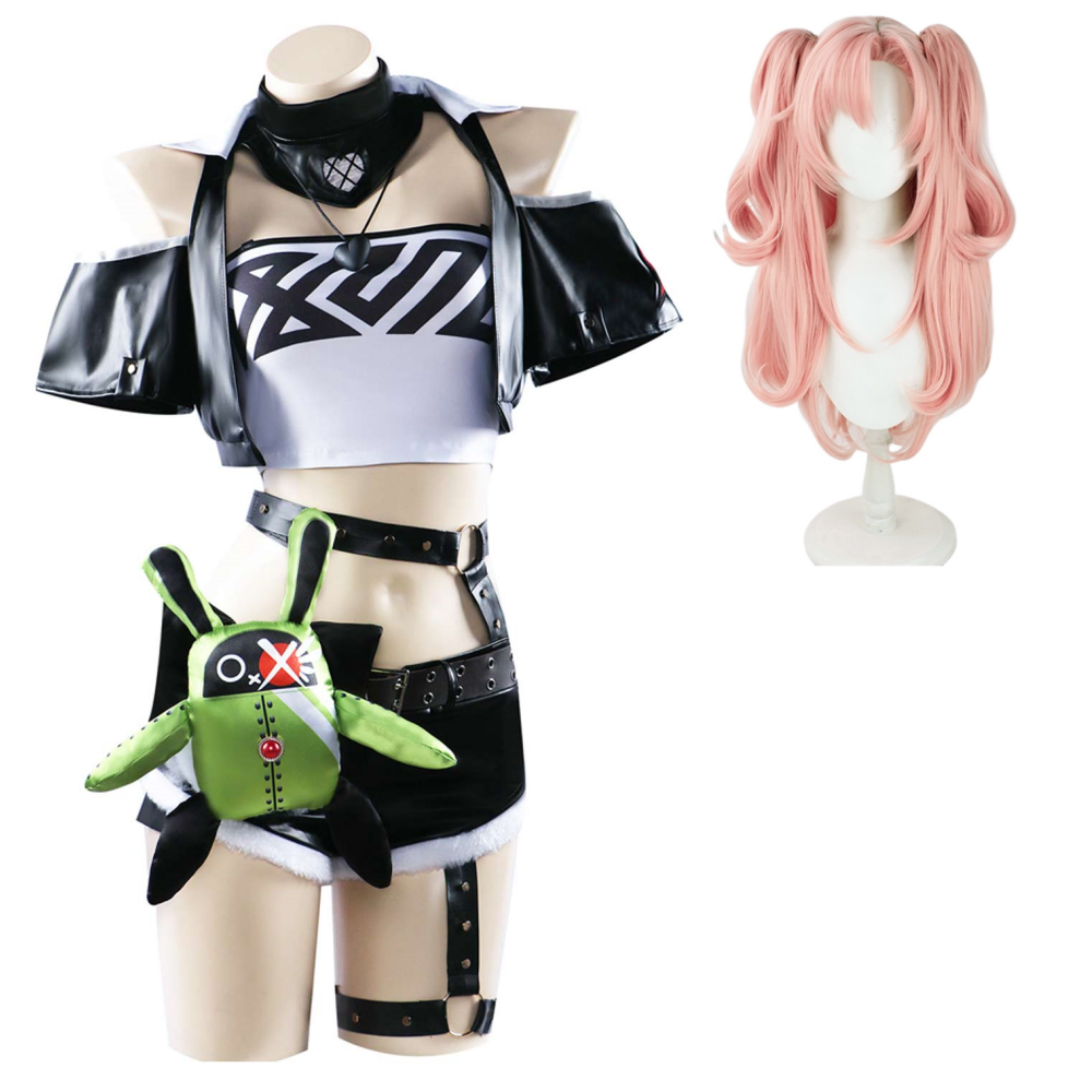 Game Zenless Zone Zero (2024) Nicole Demara Black Sexy Set Outfits Cosplay Costume Halloween Carnival Suit