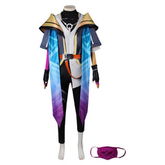 Game League of Legends LoL Aphelios Blue Set Outfits Cosplay Costume Halloween Carnival Suit