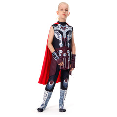 Kids Children Thor: Love and Thunder Jane Foster Cosplay Costume Jumpsuit Outfits Halloween Carnival Suit