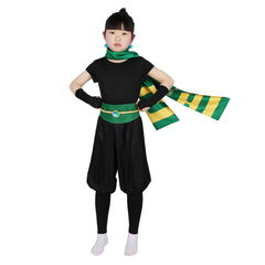 Kids Children Game Princess Peach: Showtime! 2024 Ninja Peach Black Outfits Cosplay Costume Halloween Carnival Suit