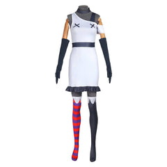 Hazbin Hotel Vaggie White Set Outfits Cosplay Costume Halloween Carnival Suit