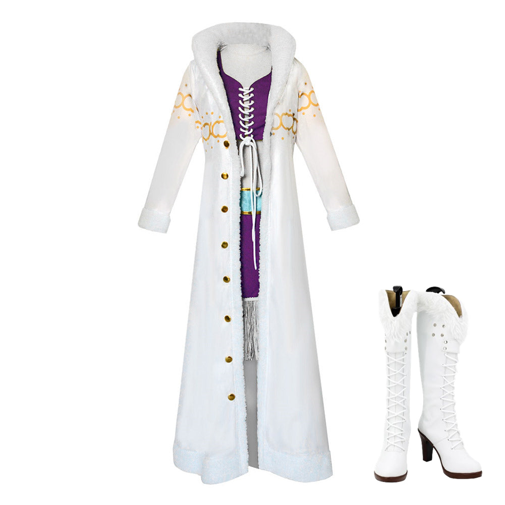 Anime One Piece Nico·Robin Miss·Allsunday Outfits Cosplay Costume Halloween Carnival Suit