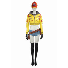 Final Fantasy VII Rebirth 2024 Cindy Aurum Yellow Set Outfits Cosplay Costume Halloween Carnival Suit