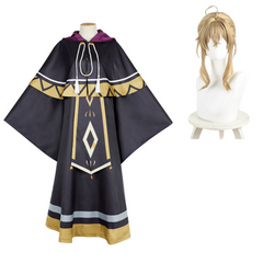 Secrets Of The Silent Witch (2025) Monica Everett Black Witch Robe Outfits Cosplay Costume
