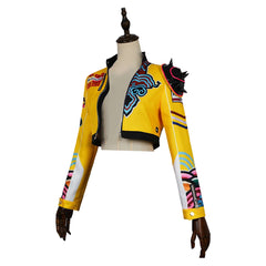 KPop Demon Hunters (2025) Rumi Yellow Jacket Coat Only Outfits Cosplay Costume