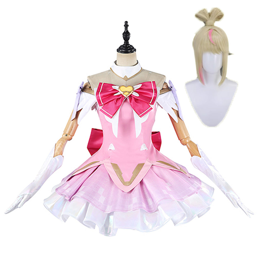 Overwatch Juno Heart Of Hope Pink Skirt Set Outfits Cosplay Costume