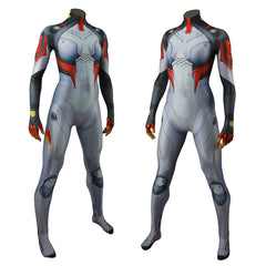 Mv Rivals (2025) Peni Parker Gray Red Jumpsuit Outfits Cosplay Costume