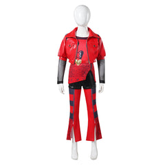 Kids Children Descendants: The Rise Of Red (2024) Red Set Girls Outfits Cosplay Costume