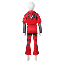 Kids Children Descendants: The Rise Of Red (2024) Red Set Girls Outfits Cosplay Costume