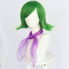 Movie Inside Out 2 (2024) Disgust Green Wig Cosplay Accessories Halloween Carnival Props