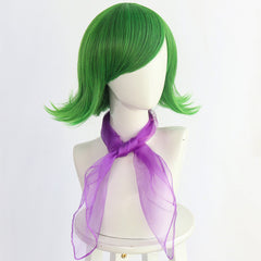 Movie Inside Out 2 (2024) Disgust Green Wig Cosplay Accessories Halloween Carnival Props