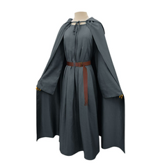 Movie The Lord Of The Rings Gandalf Gray Cloak Set Outfits Cosplay Costume Halloween Carnival Suit