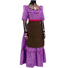 CoCo Imelda Rivera Purple Dress Outfits Cosplay Costume Halloween Carnival Suit