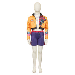 Kids Children KPop Demon Hunters (2025) Huntrix Rumi Mira Zoey Printed Simple Outfits Cosplay Costume