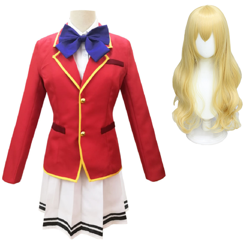 Anime Classroom Of The Elite III (2024) Karuizawa Kei / Horikita Suzune / Sakayanagi Arisu Red School Uniform Cosplay Costume