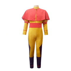 Anime Avatar: The Last Airbender Avatar Aang Yellow Jumpsuit Set Outfits Cosplay Costume Halloween Carnival Suit