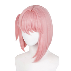 Game Genshin Impact Charlotte Pink Wigs Cosplay Accessories Halloween Carnival Props
