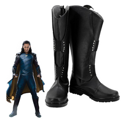 Thor 3 Ragnarok Loki Cosplay Boots Halloween Shoes